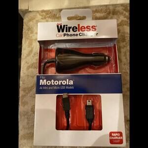 ✨BRAND NEW Just  Wireless Cell Phone Vehicle Car Charger For Motorola